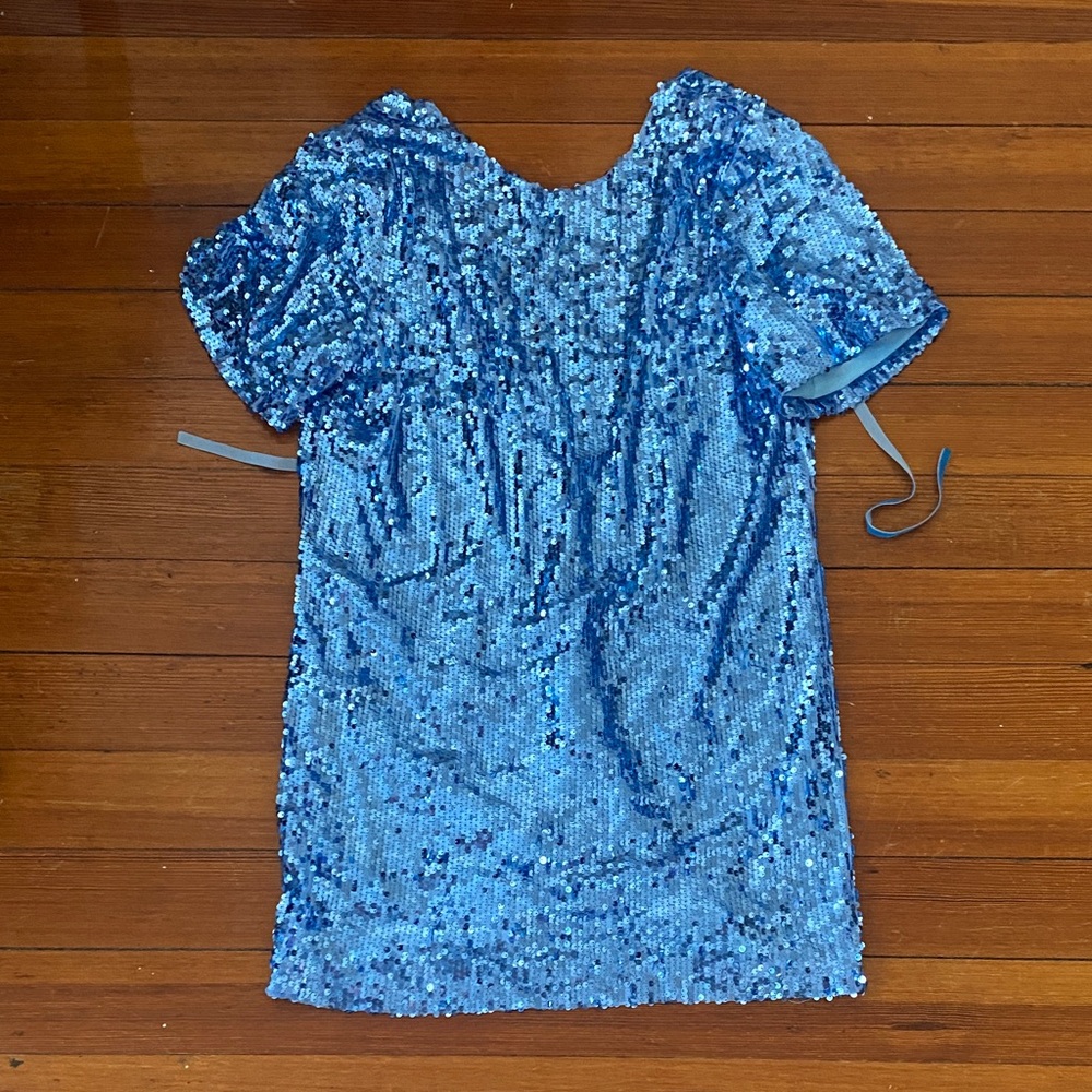 Amazon Blue Sequin Dress